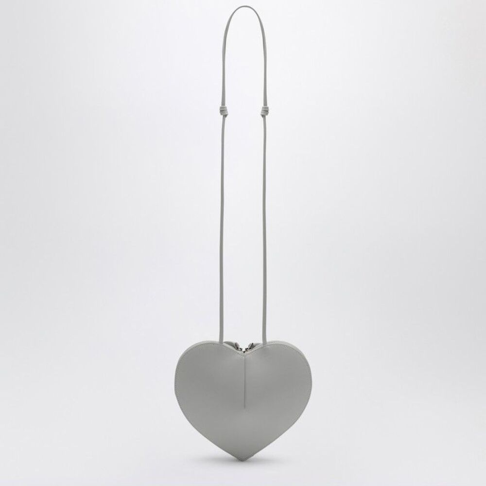 Alaia Le Coeur Pearl Grey Leather Bag - Picture 3 of 5